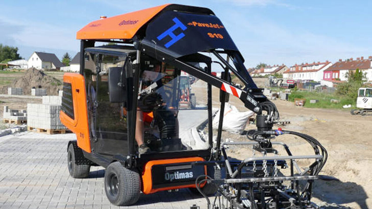 Pflasterverlegemaschine
