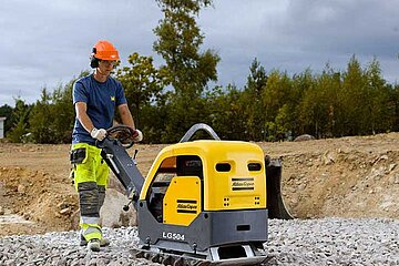 Reversierbaren Rüttelplatte LG 504