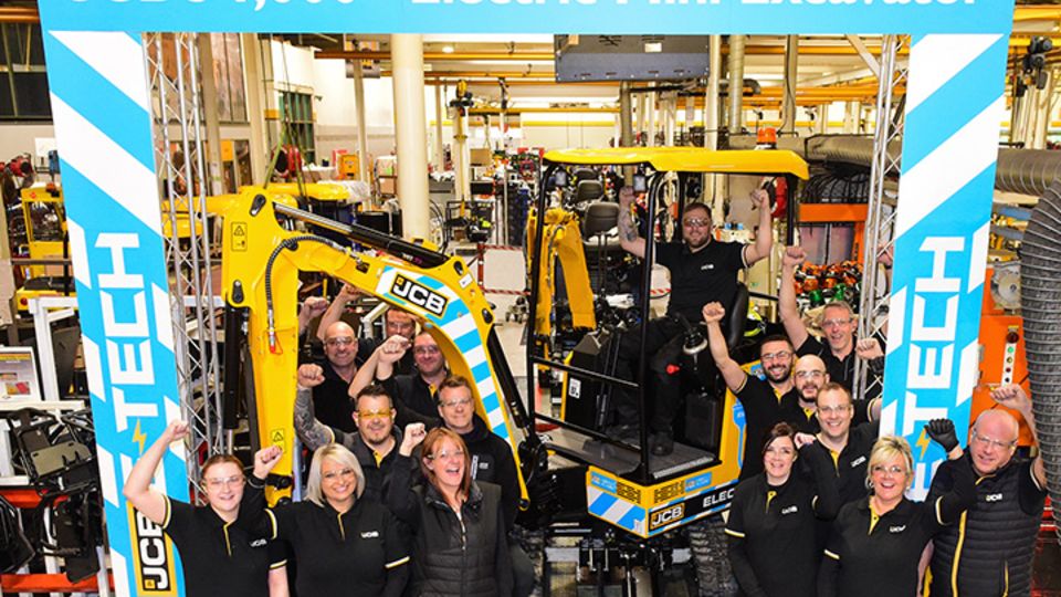 JCB Elektro-Minibagger