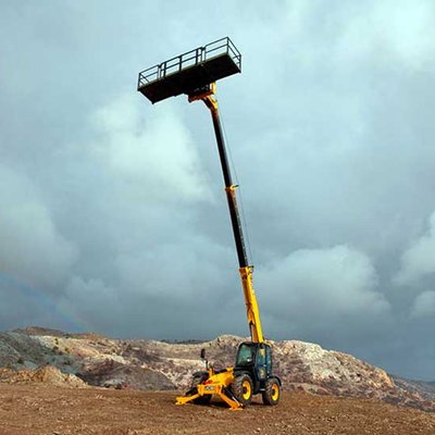 JCB-Arbeitsbühnen-Radlader