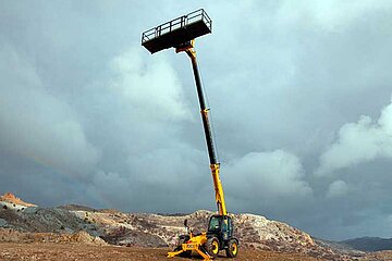 JCB-Arbeitsbühnen-Radlader