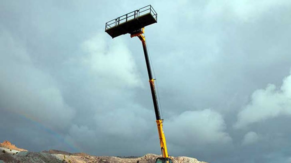 JCB-Arbeitsbühnen-Radlader