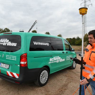 Vermessungs- und Absteckarbeiten