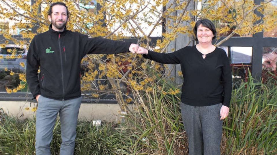 Martina Flotzinger und Julian Hobmeier