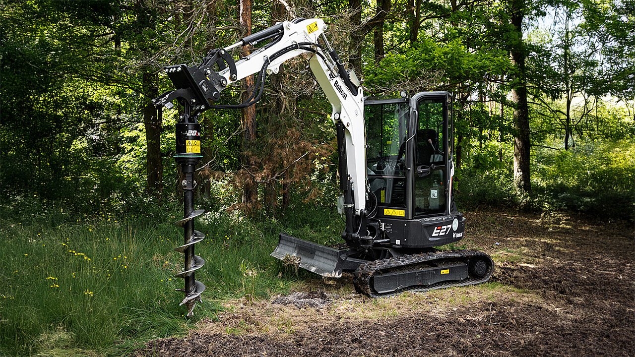 Bobcat Erdbohrer