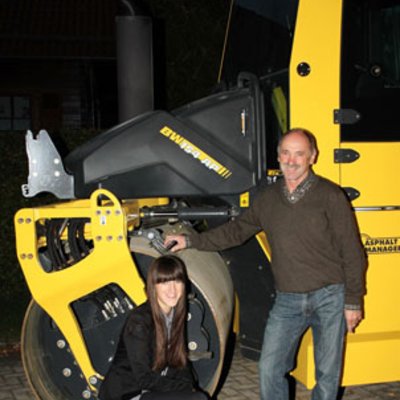 Bomag-tandemwalze