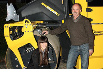 Bomag-tandemwalze