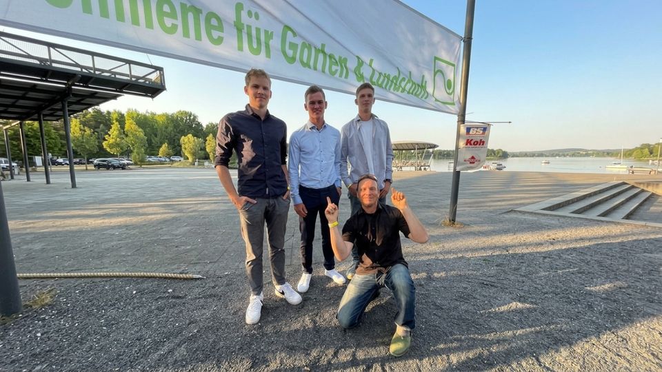 Die drei besten Landschaftsgärtner ihres Jahrgangs