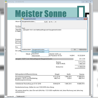 Rechnung