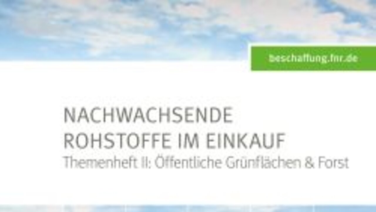 FNR-Themenheft