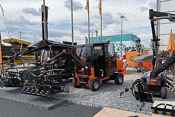 Optimas Pflasterverlegemaschine