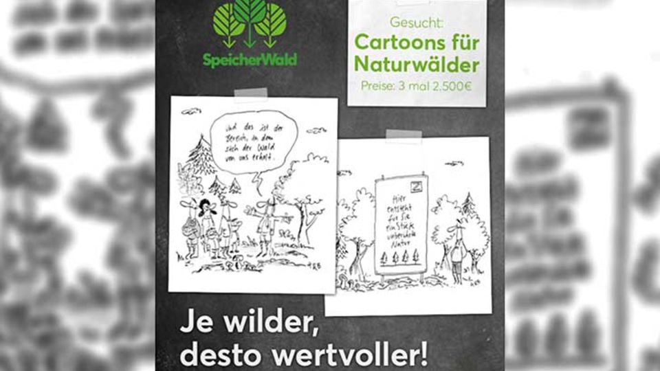 Cartoons für Naturwälder
