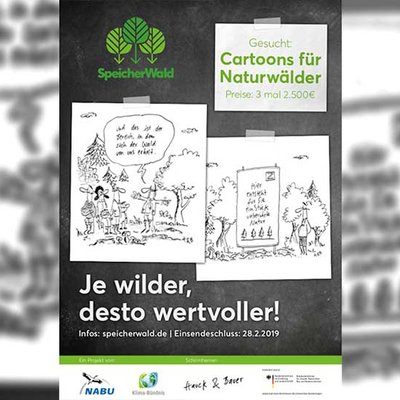 Cartoons für Naturwälder