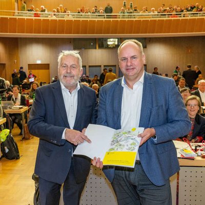 Bewerbungsübergabe