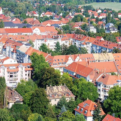 bepflanzten Bereiche