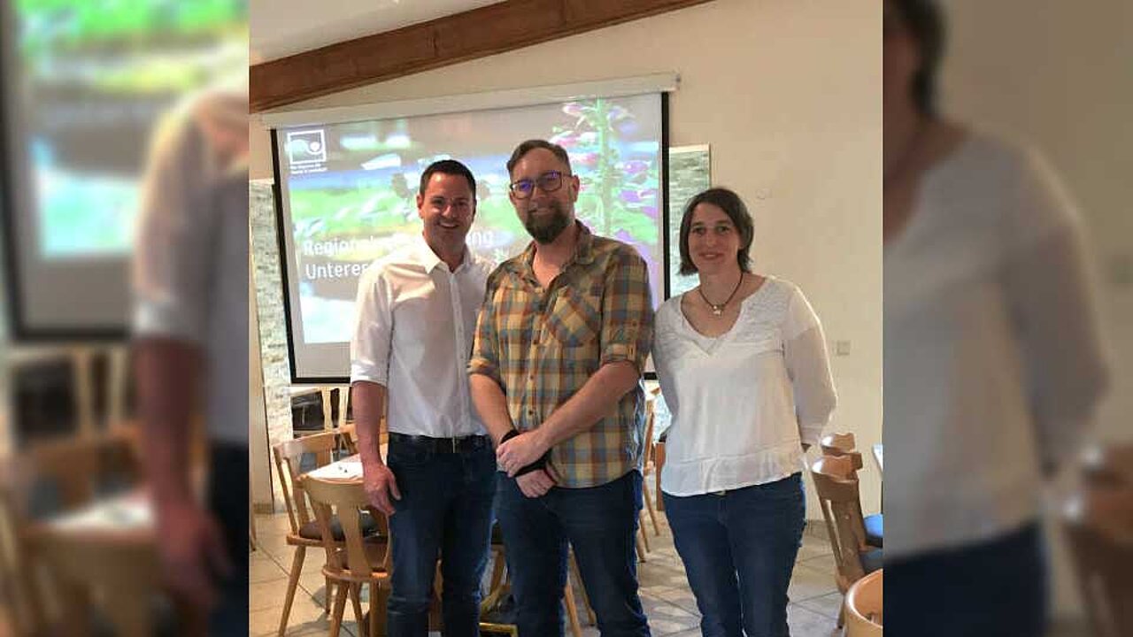 Jochen Seitz, Roland Heitmann und Ellen Becker
