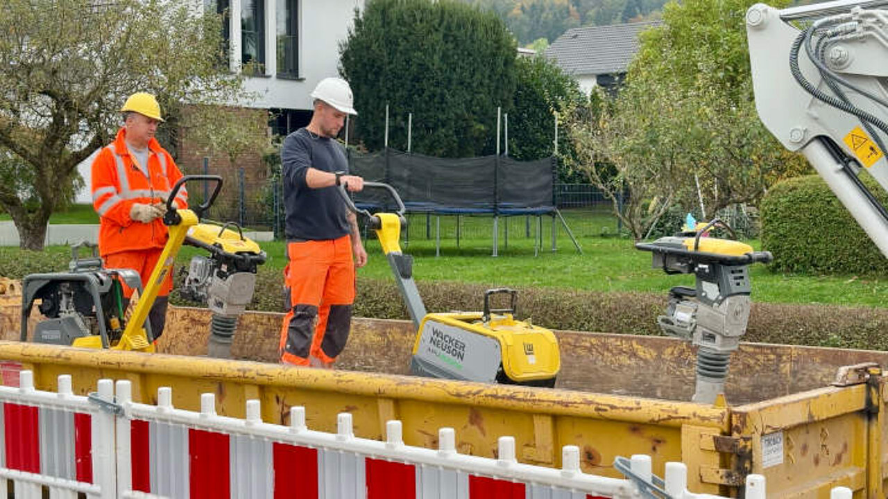 E-Bagger, -Rüttler und -Stampfer