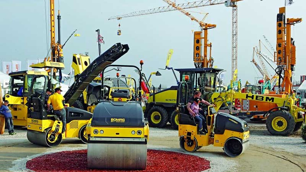BOMAG Messestand GaLaBau 2012