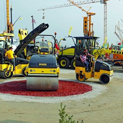 BOMAG Messestand GaLaBau 2012