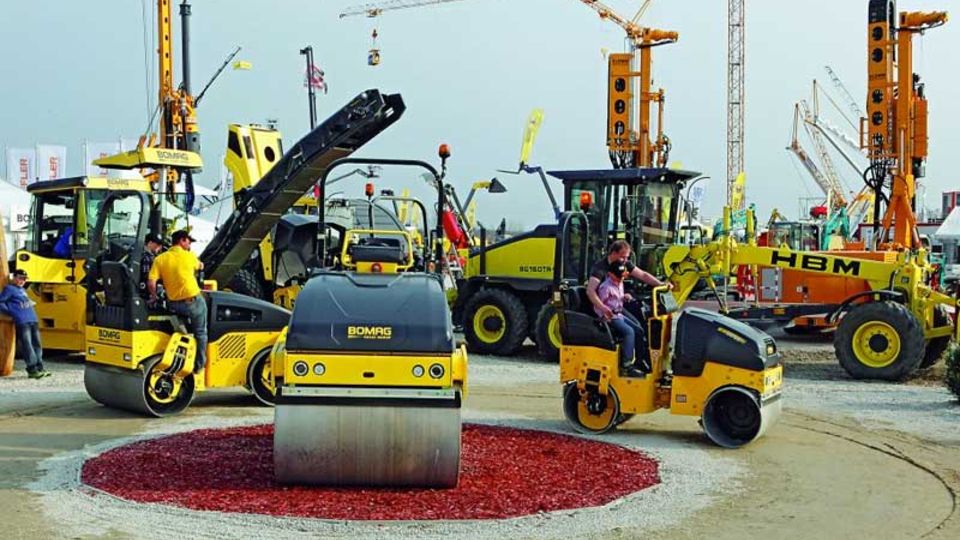 BOMAG Messestand GaLaBau 2012