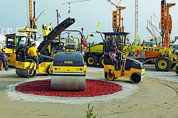 BOMAG Messestand GaLaBau 2012