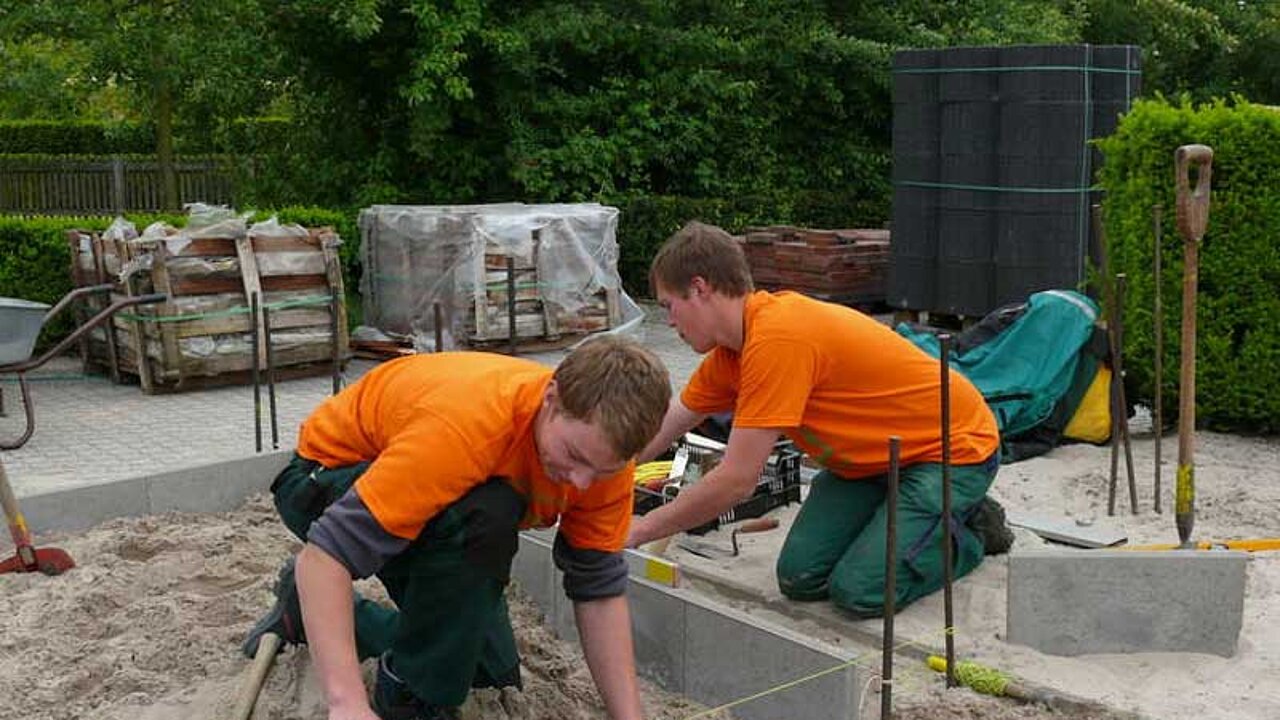 Beginn der Arbeiten