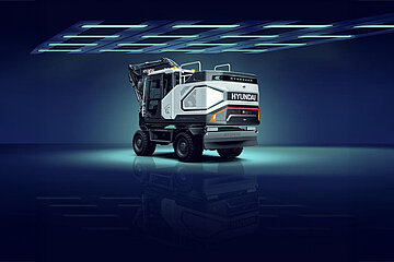 Hyundai H150 Brennstoffzellen Mobilbagger