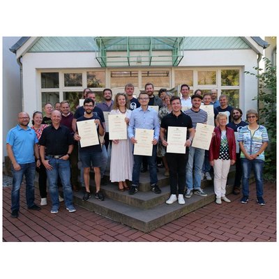 Urkundenübergabe Baumpflege