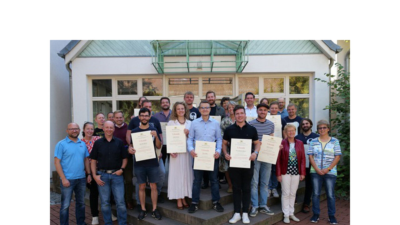 Urkundenübergabe Baumpflege
