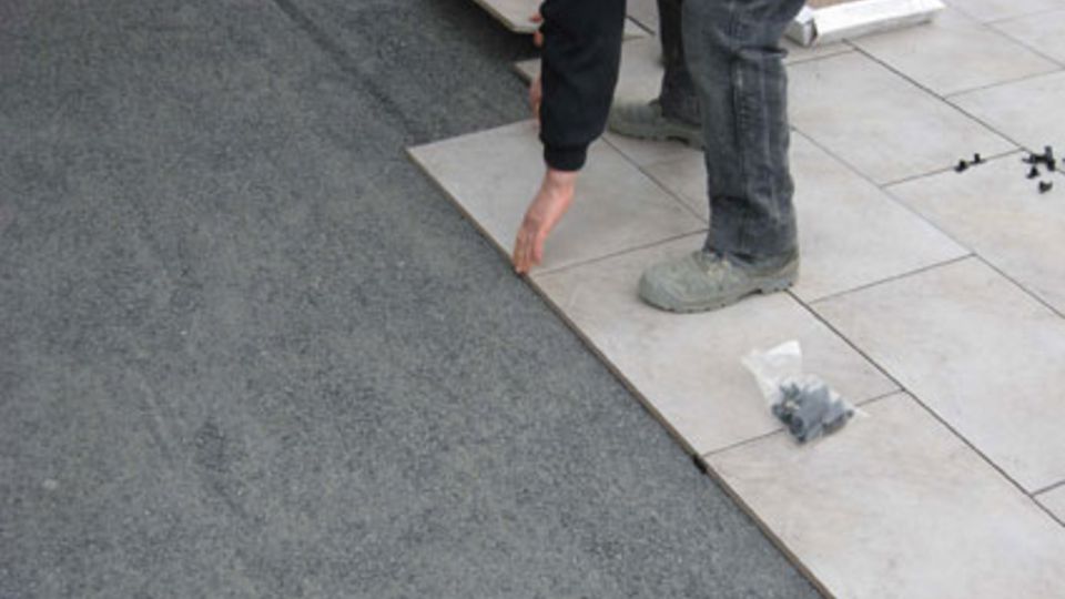 keramischen Terrassenelemente