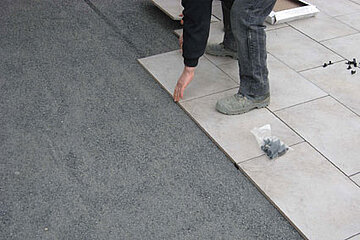 keramischen Terrassenelemente