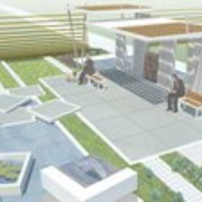 Gartengestaltung mit Beton