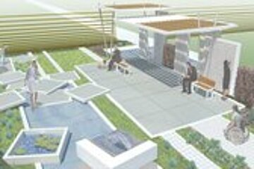 Gartengestaltung mit Beton