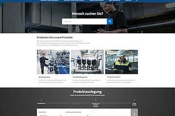 Grundfos-Website