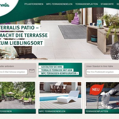 Webseite von Terralis