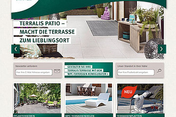 Webseite von Terralis