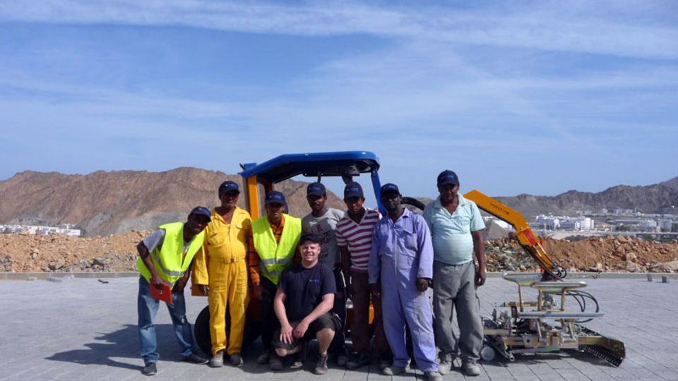 Maschinenschulung in Oman