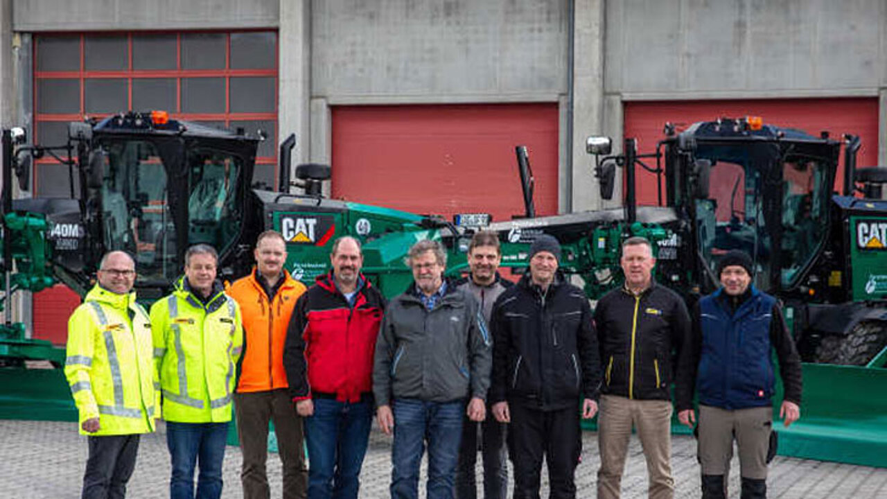Fahrer-Team und die Mitarbeiter