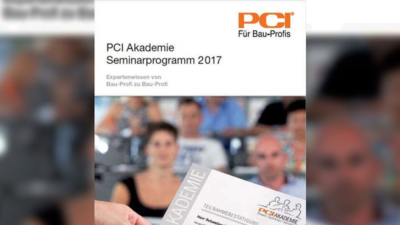 Seminarprogramm der PCI Akademie