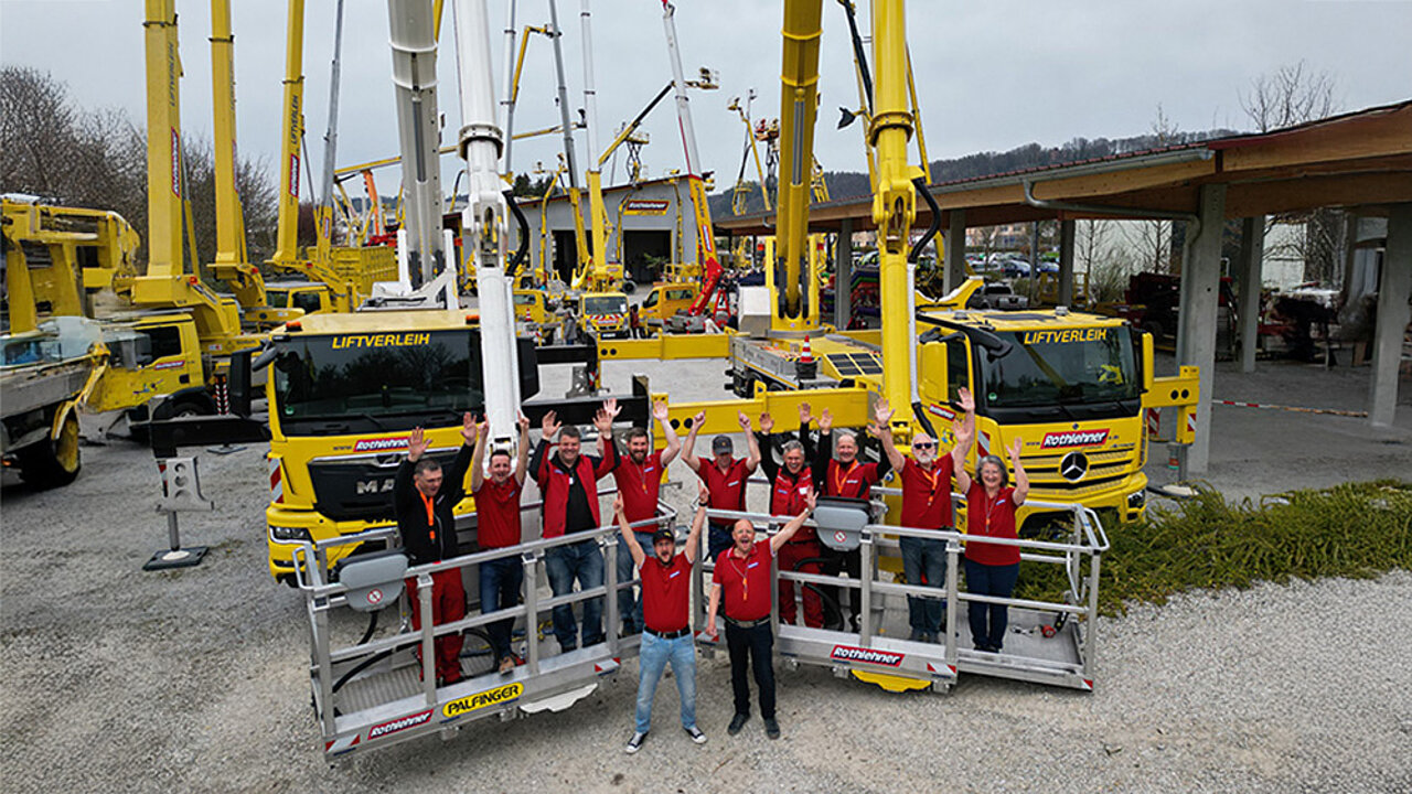 Rothlehner Partnerlift Palfinger Arbeitsbühnen