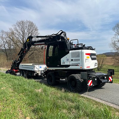 Bagger-Tiltrotator-Kombination