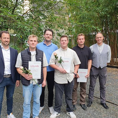 Freisprechungsfeier der Landschaftsgärtner*innen in Recklinghausen