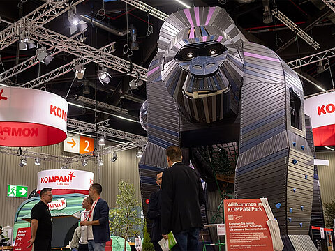 Gorilla Ausstellungsstück