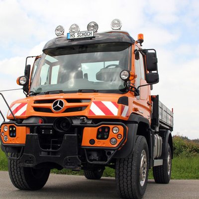 Lampenbügel für dem Unimog