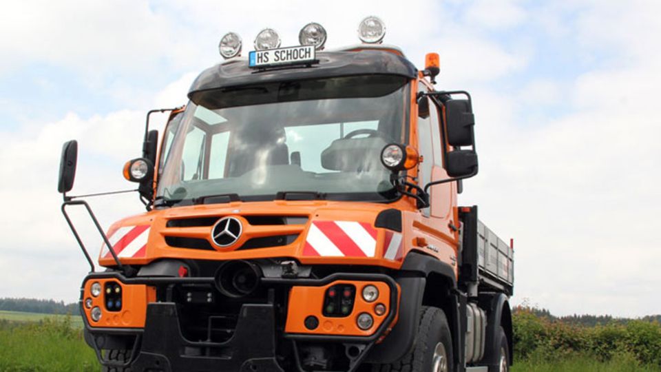 Lampenbügel für dem Unimog