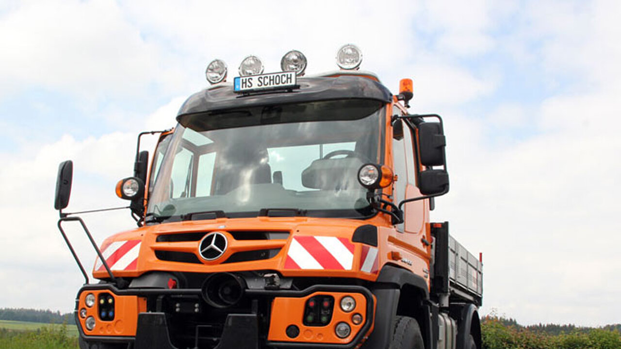 Lampenbügel für dem Unimog