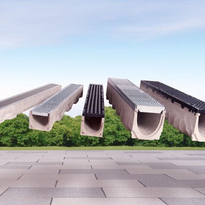 Betonrinnen für den Galabau