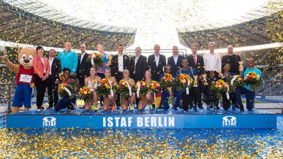 im Olympiastadion Berlin
