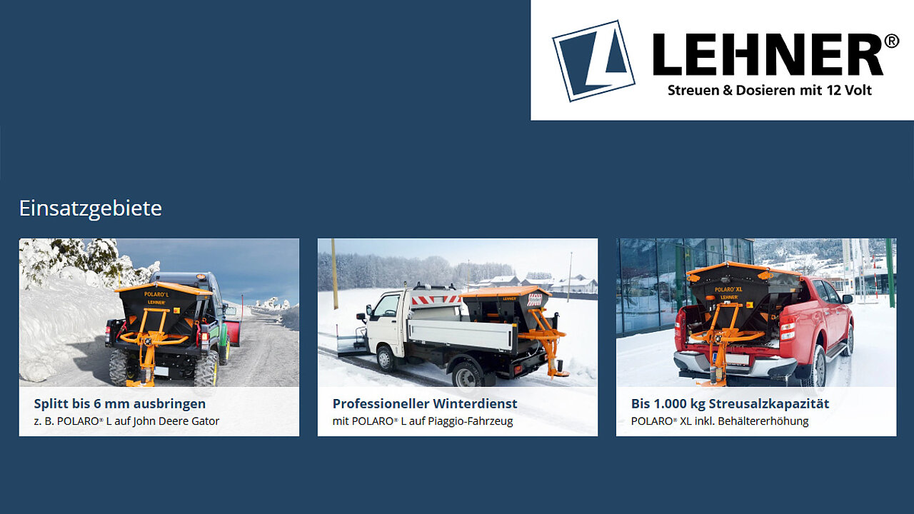 Lehner POLARO M/L/XL - 12 V-Streuer