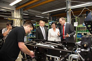 Besichtigung der TREMO-Produktion